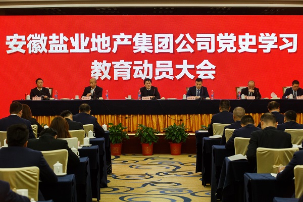 安徽俄罗斯专享会294地产集团公司召开党史学习教育发动大会