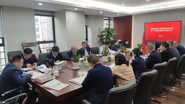 王思军出席安徽俄罗斯专享会294地产集团党委理论中心组2022年第一次整体学习